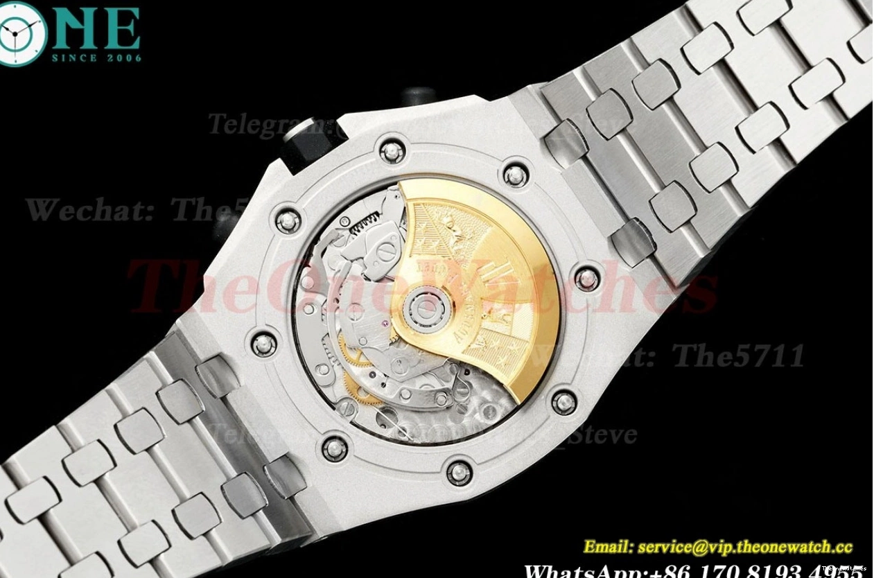 SS TKF 25940SK Black Royal 42mm SS Oak Dial A7750 Offshore 1228